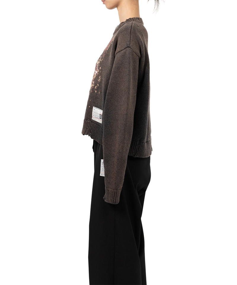 Cat Jacquard Knit Sweater 5