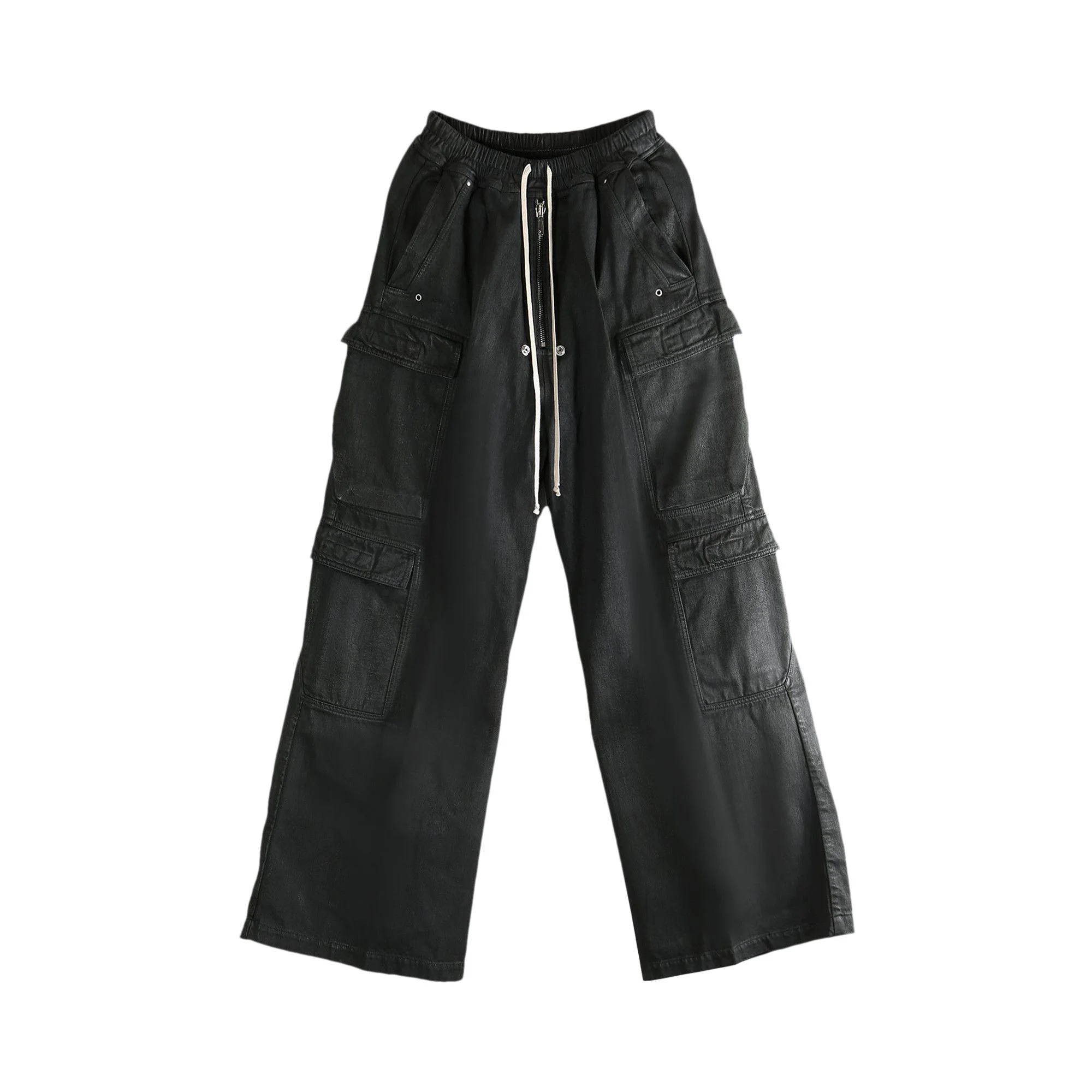 Rick Owens Double Cargo Jumbo Belas Pants 'Black Wax' - 1