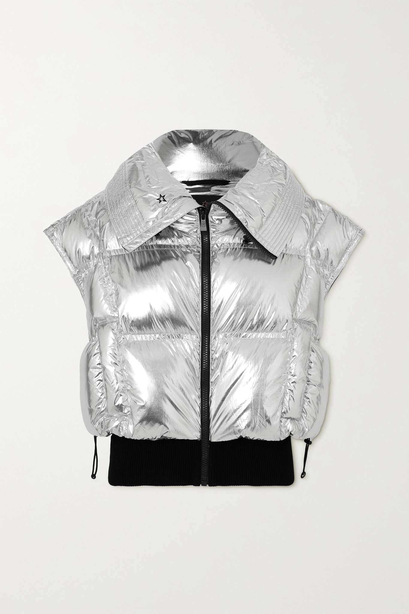 Sierra quilted metallic down gilet - 1