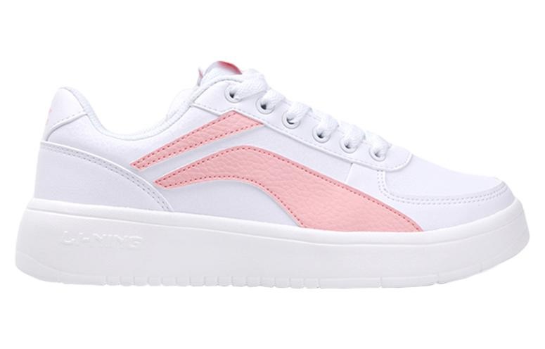 (WMNS) Li-Ning Classic Skateboarding 'White Pink' AGCR470-4 - 2