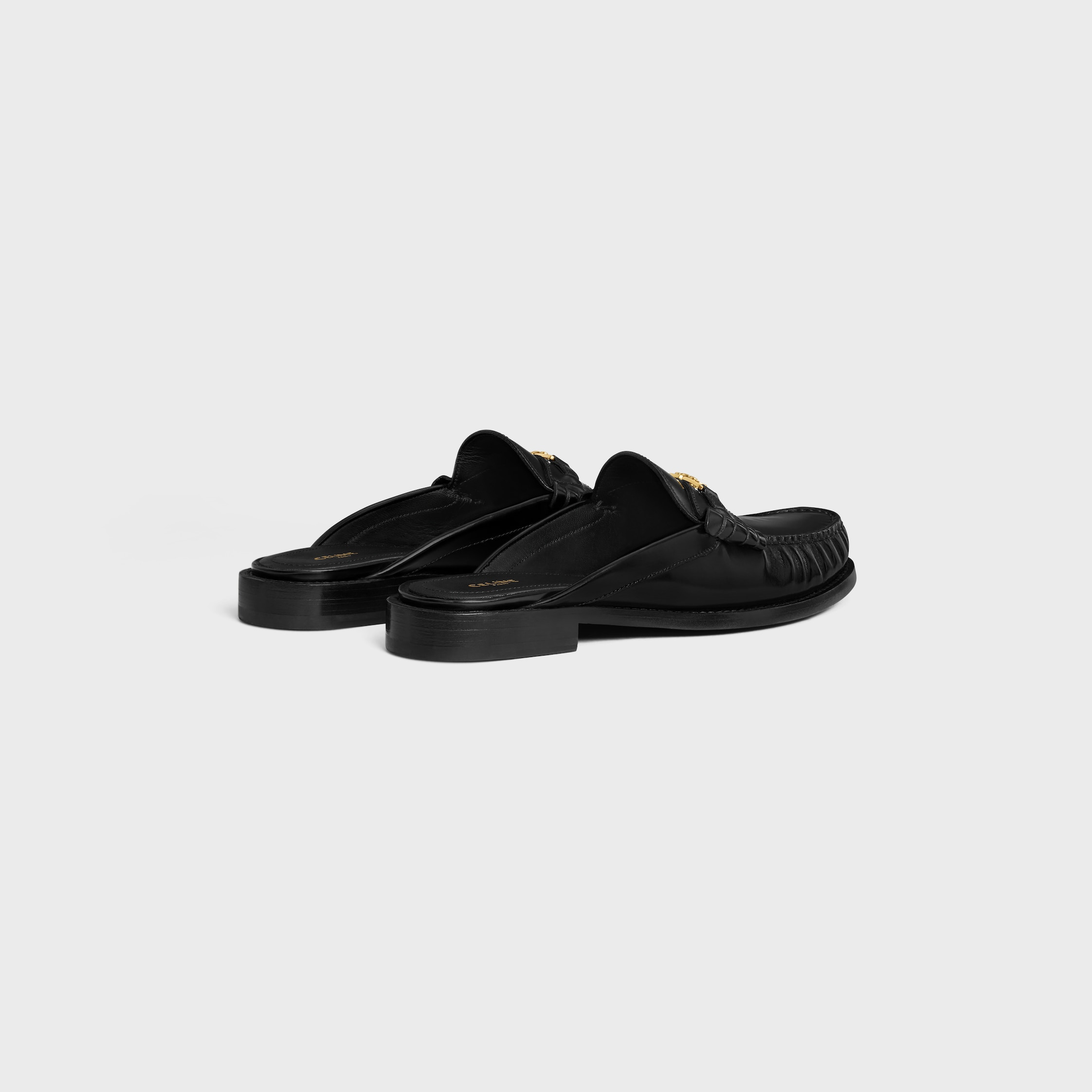 CELINE LUCO MULE LOAFER  IN POLISHED BULL - 3