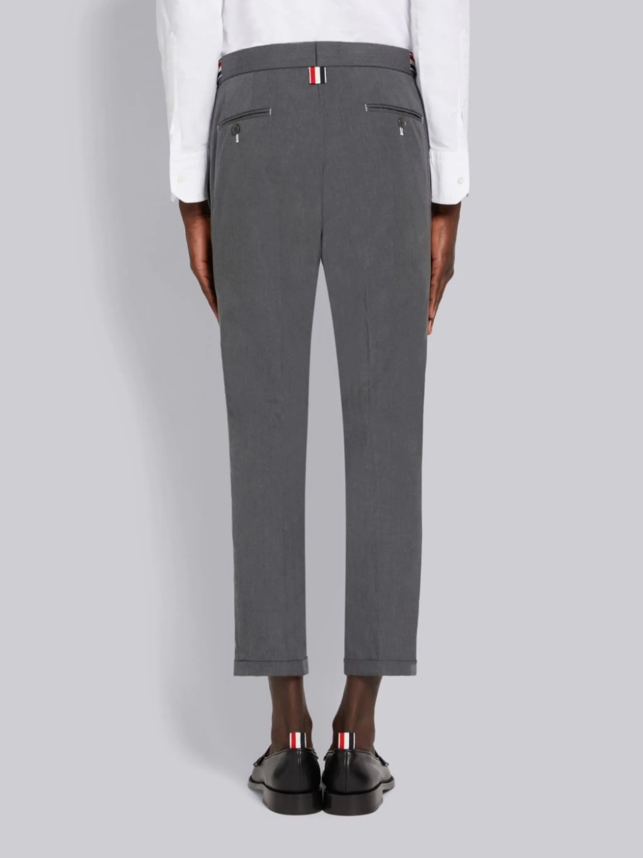slim-fit cropped trousers - 3
