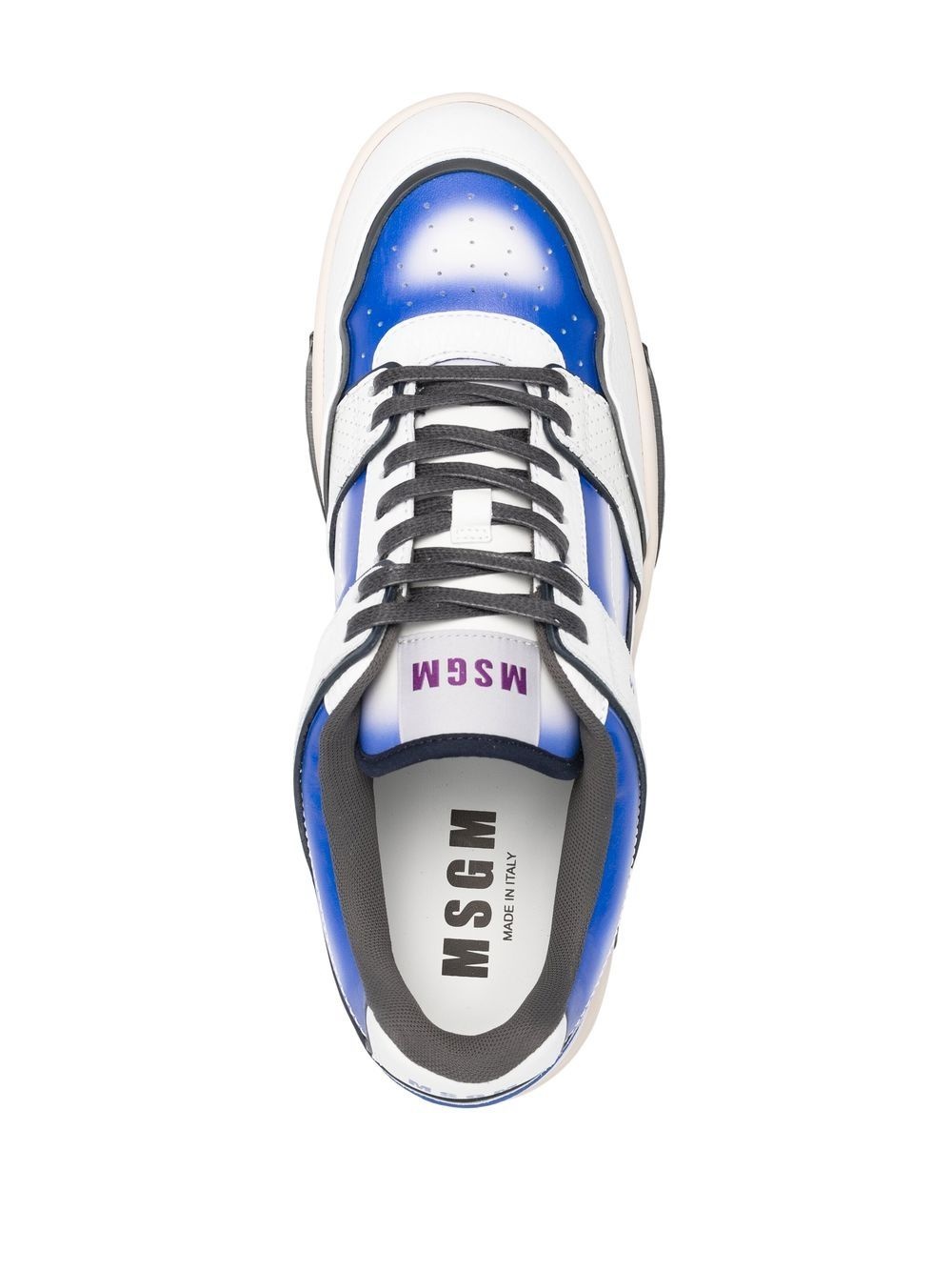 calf leather sneakers - 4