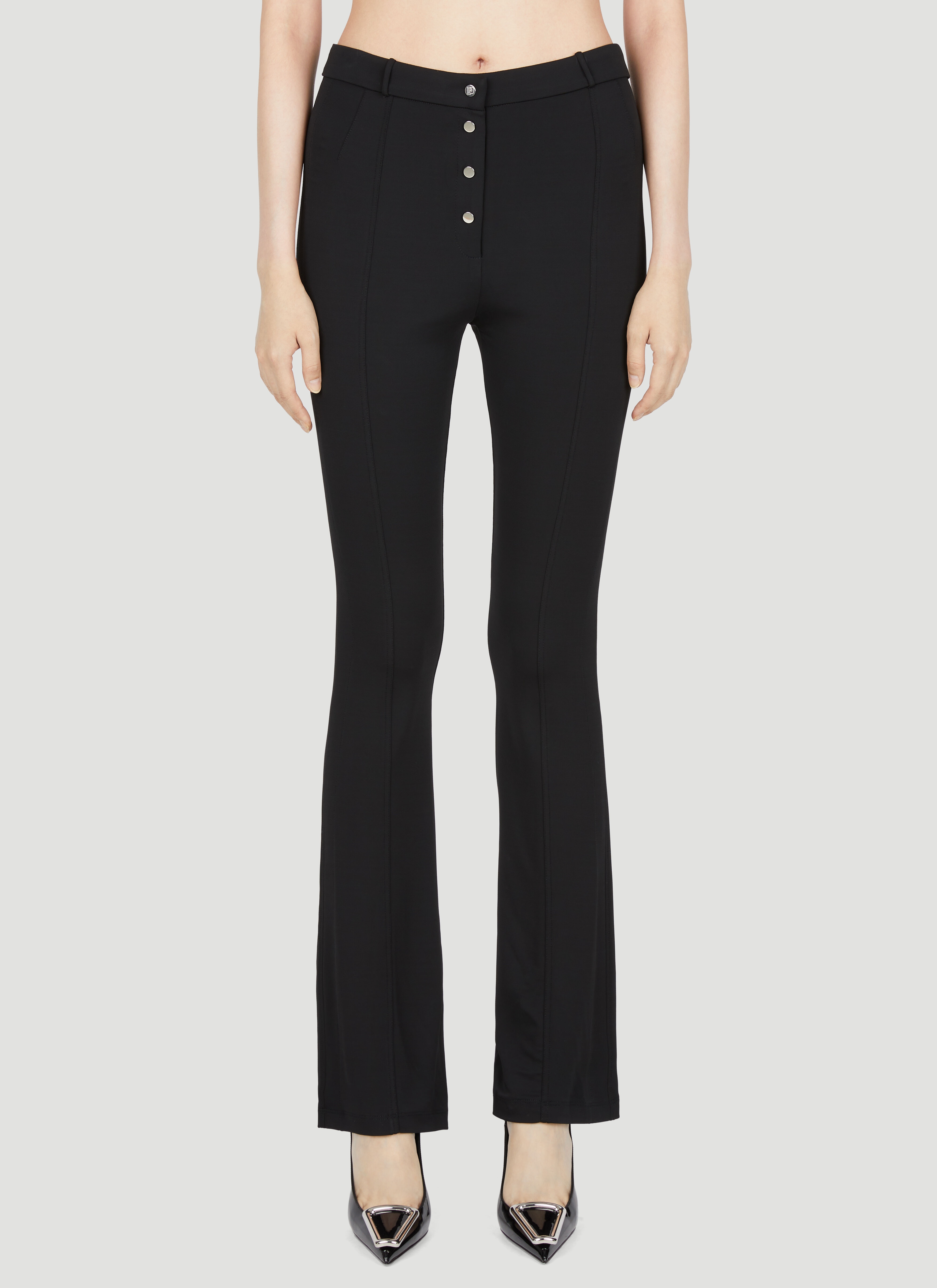 Flare Button Pants - 1