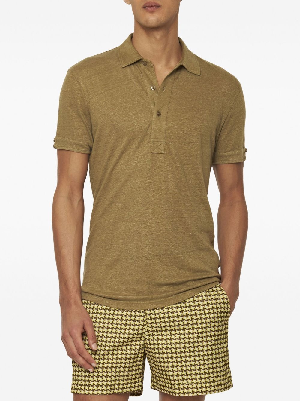 Sebastian linen polo shirt - 2