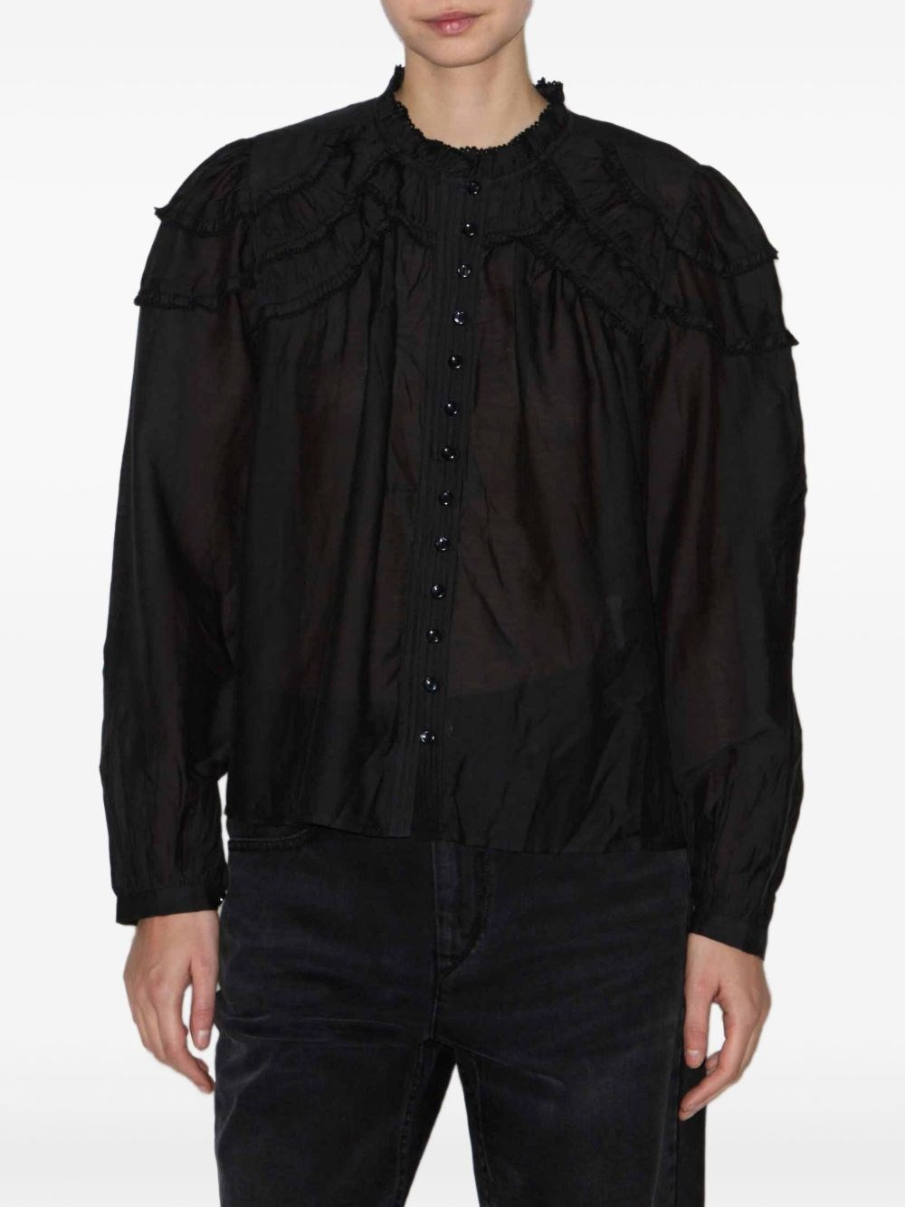 Cotton voile blouse - 2