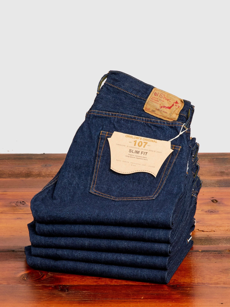orSlow 107 13.5oz Selvedge Denim - Ivy Fit outlook