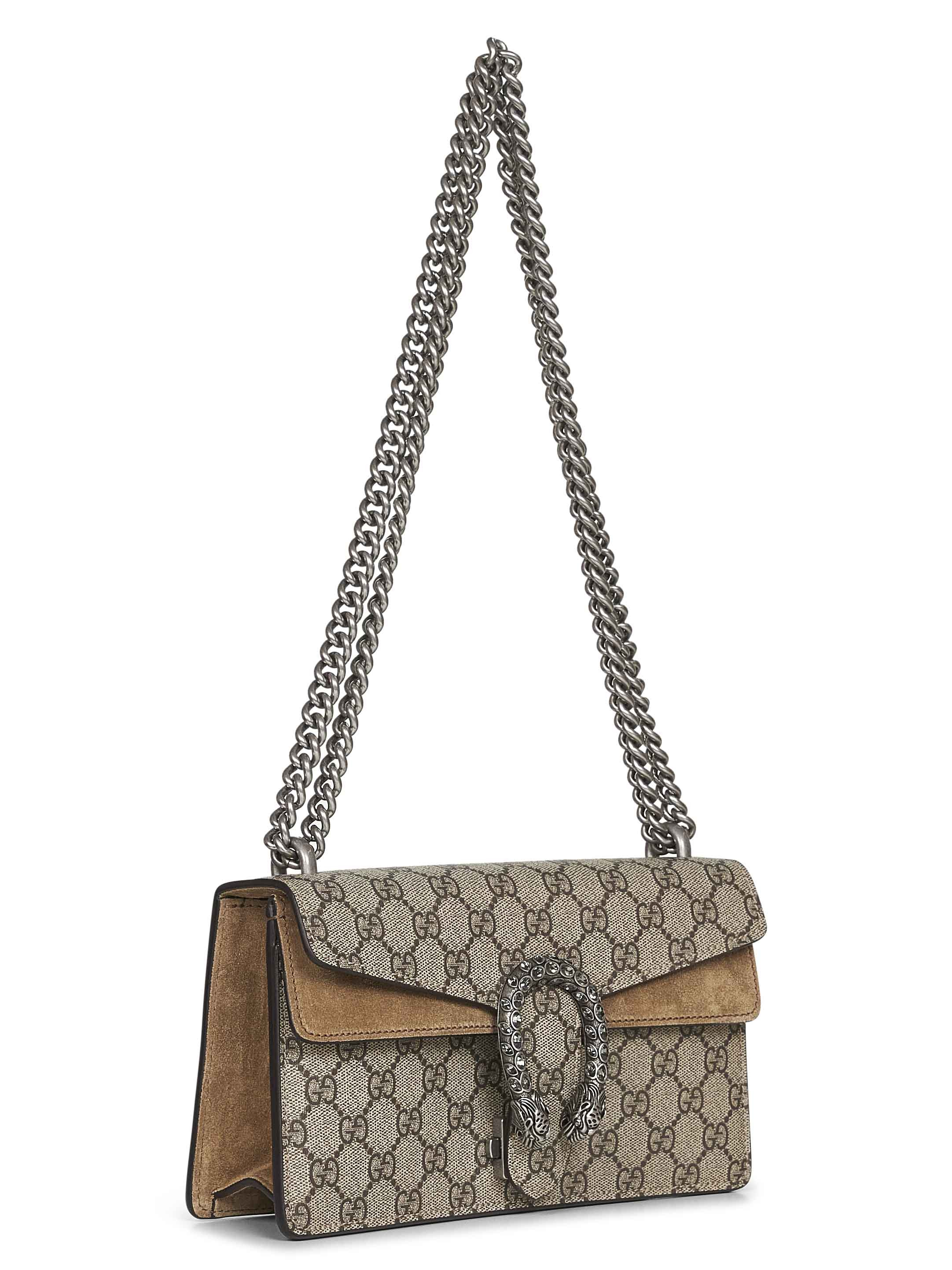 Gucci Women Beige Dionysus Medium Shoulder Bag - 2