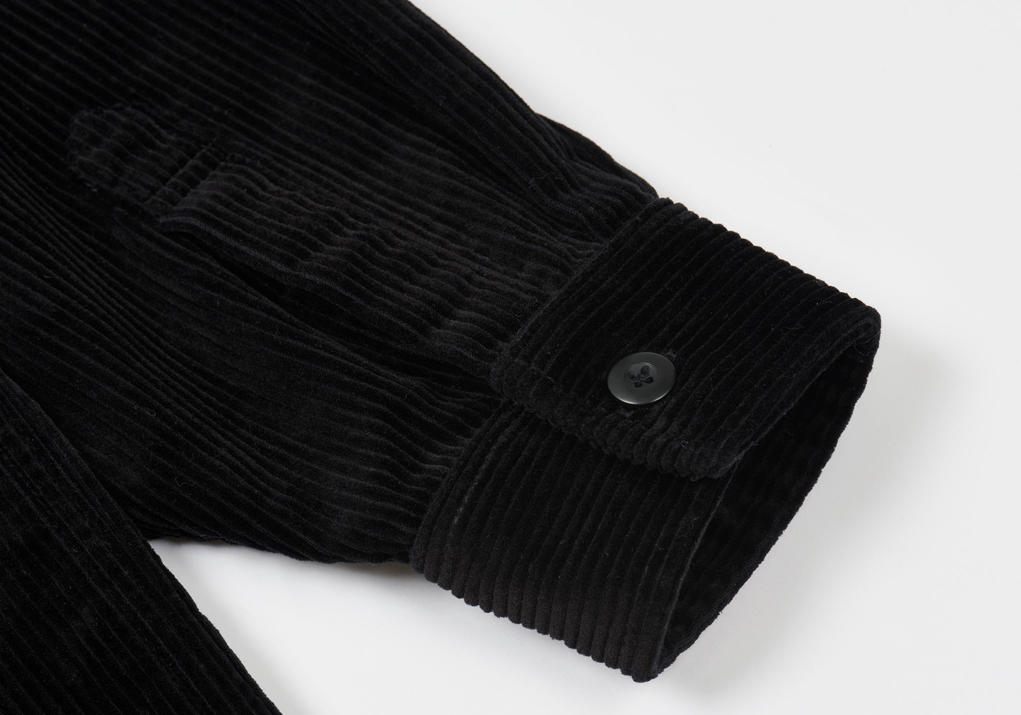 CARGO CORD SHIRT BLACK - 5