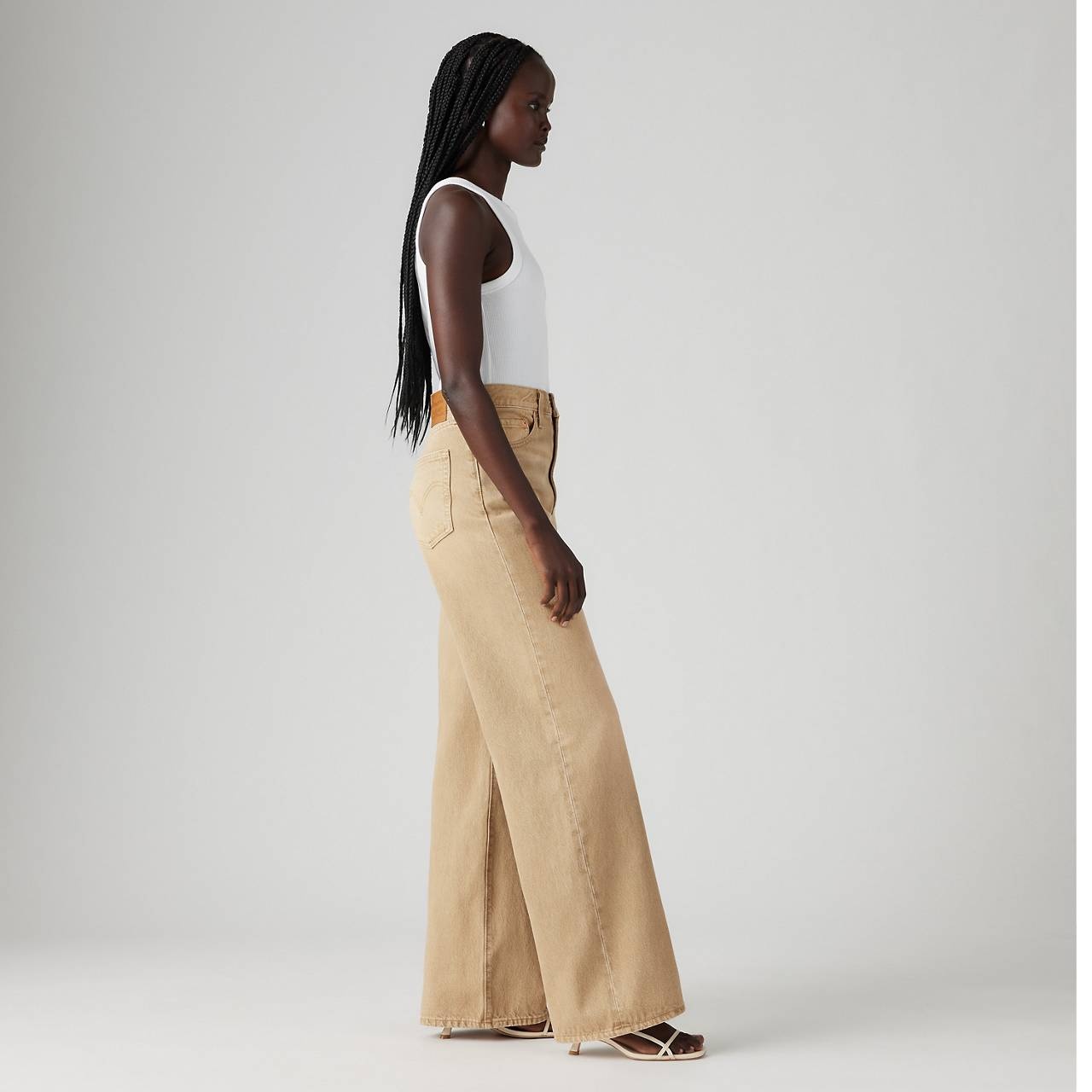 RIBCAGE WIDE LEG WOMEN'S JEANS - 6
