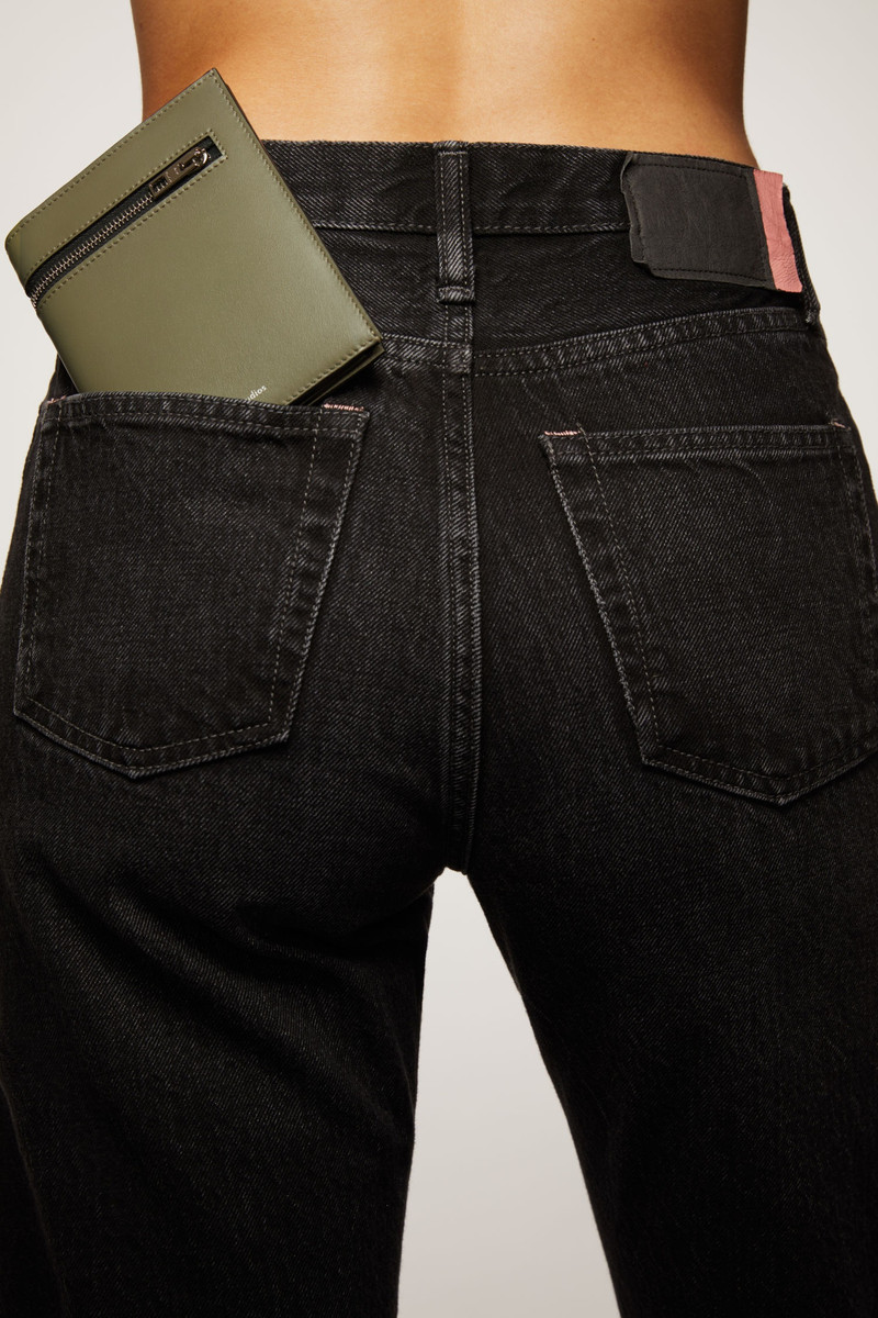 Trifold wallet dark green/black 6