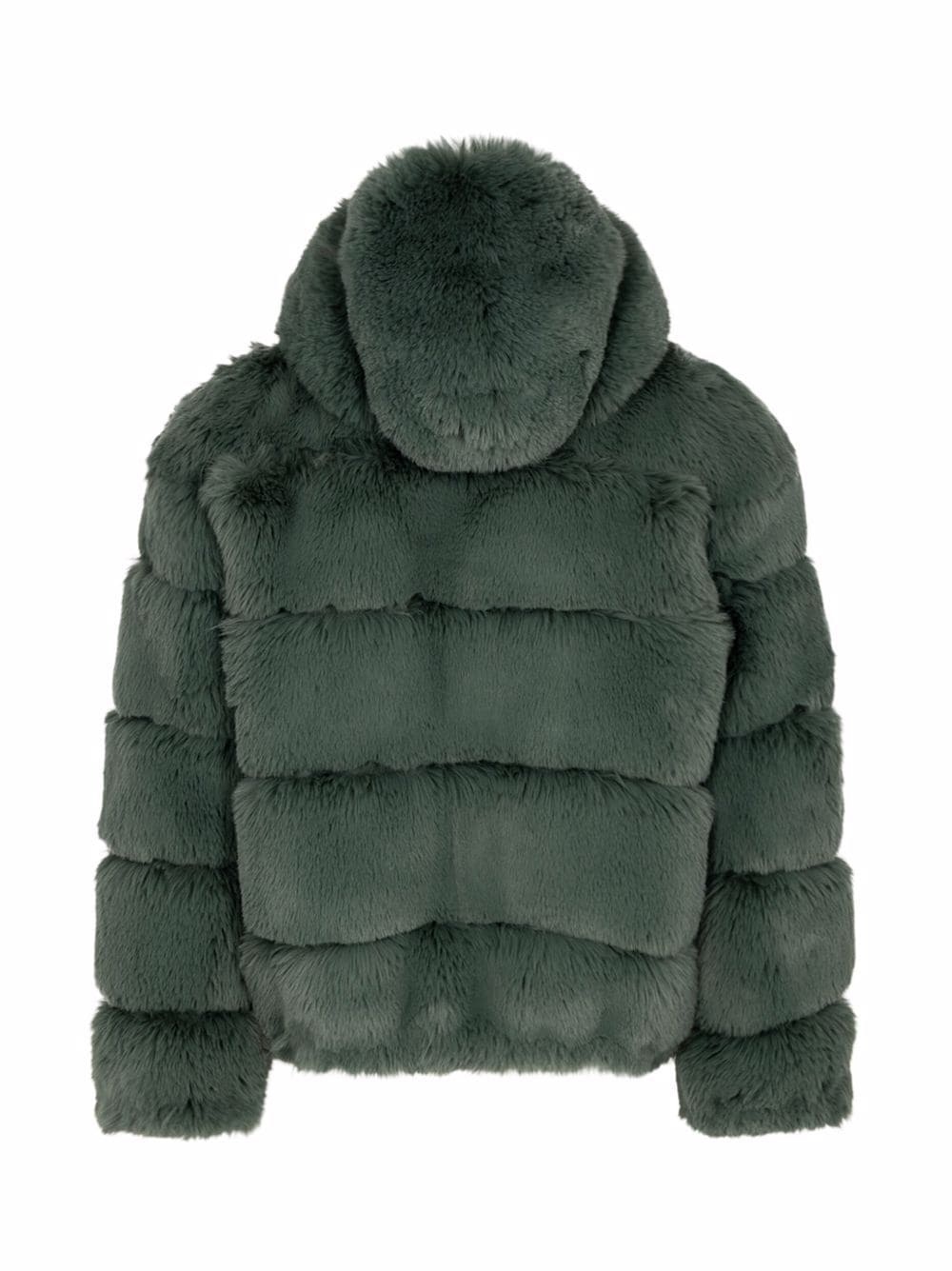 x WTAPS faux-fur hooded jacket - 2