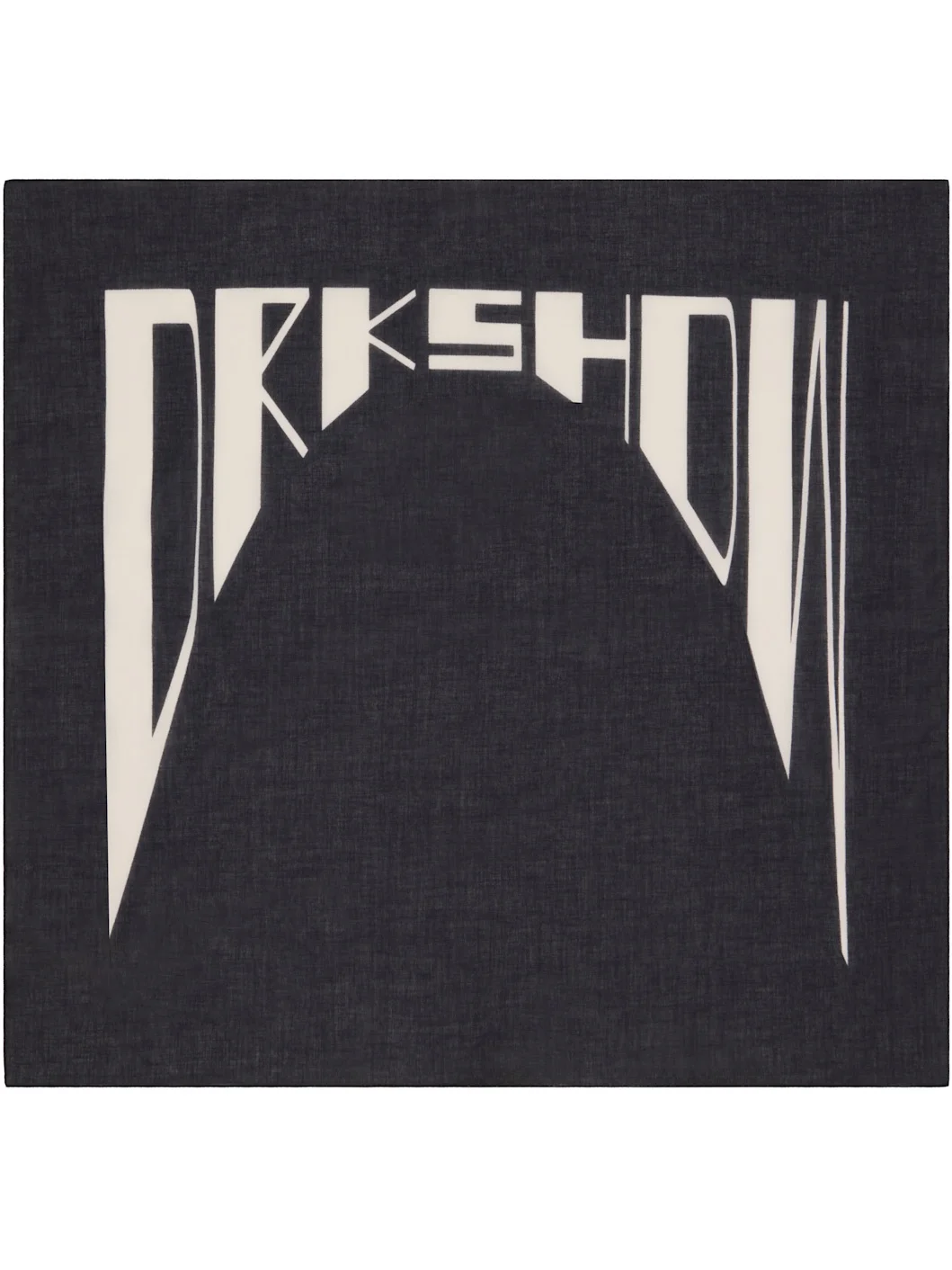 Black Hollywood Cotton Bandana - 1