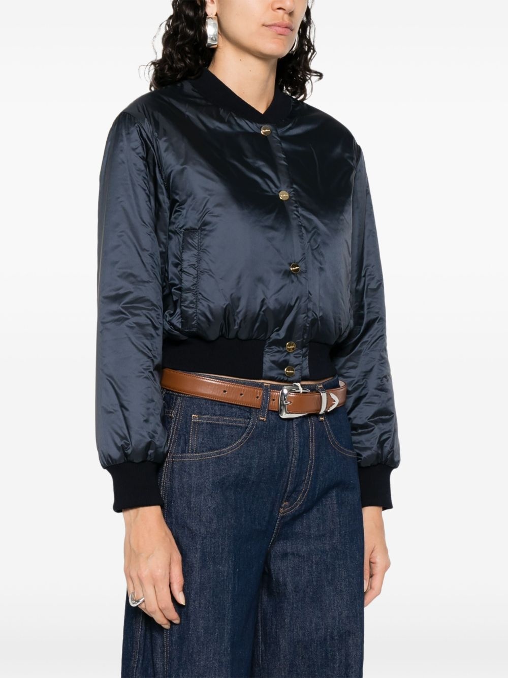 cropped bomber jacket - 3