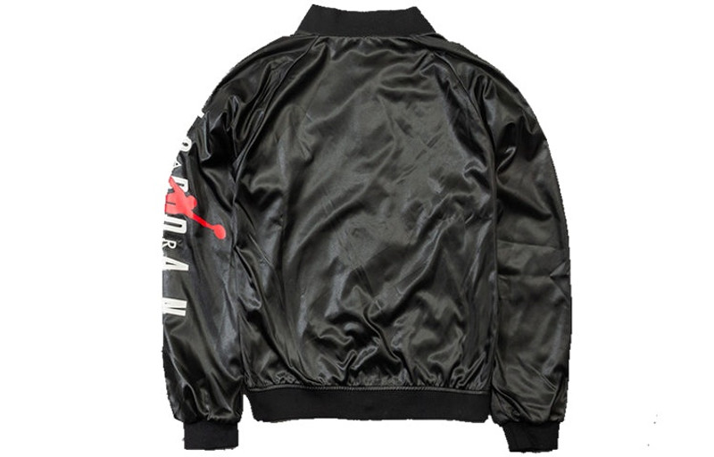 Jordan Air Jordan Jumpman Baseball Jackets 'Black' AO0445-010 outlook