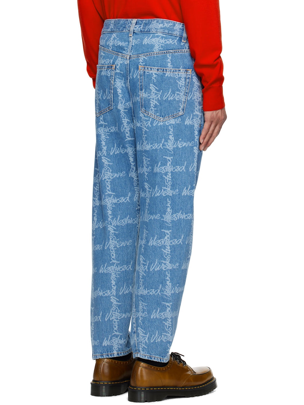 Blue Drunken Jeans - 3