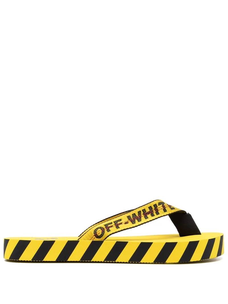 Off-White Industrial-strap flip flops outlook