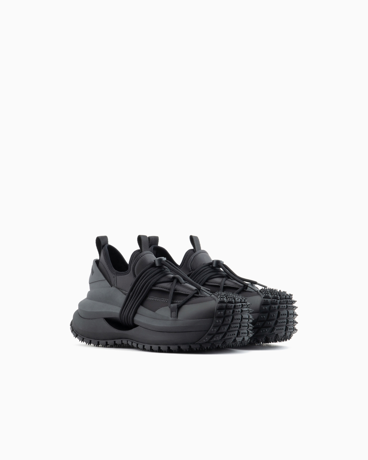 Nylon sneakers with scuba details and drawstring - 2