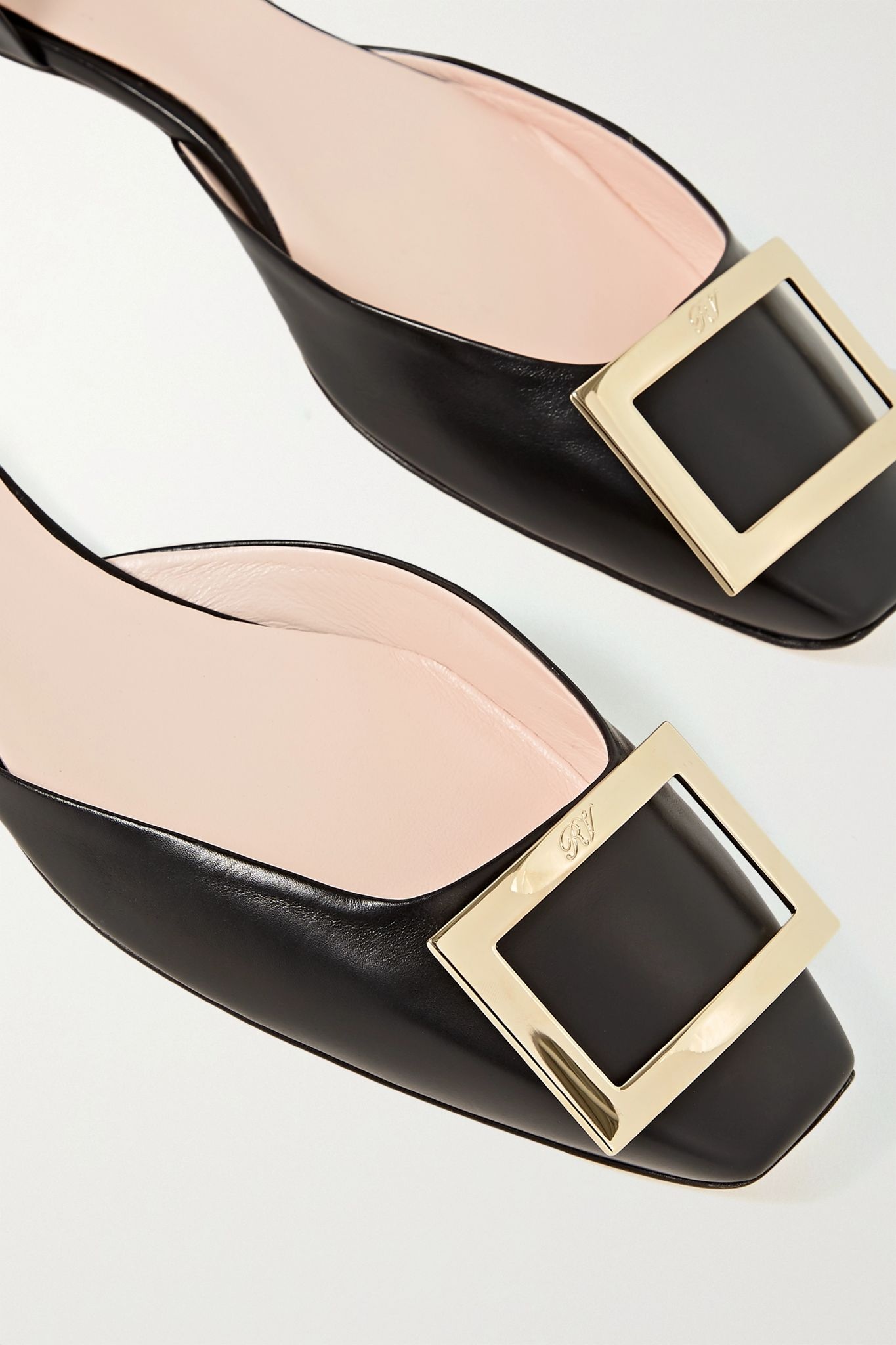 Trompette D'Orsay leather ballet flats - 5