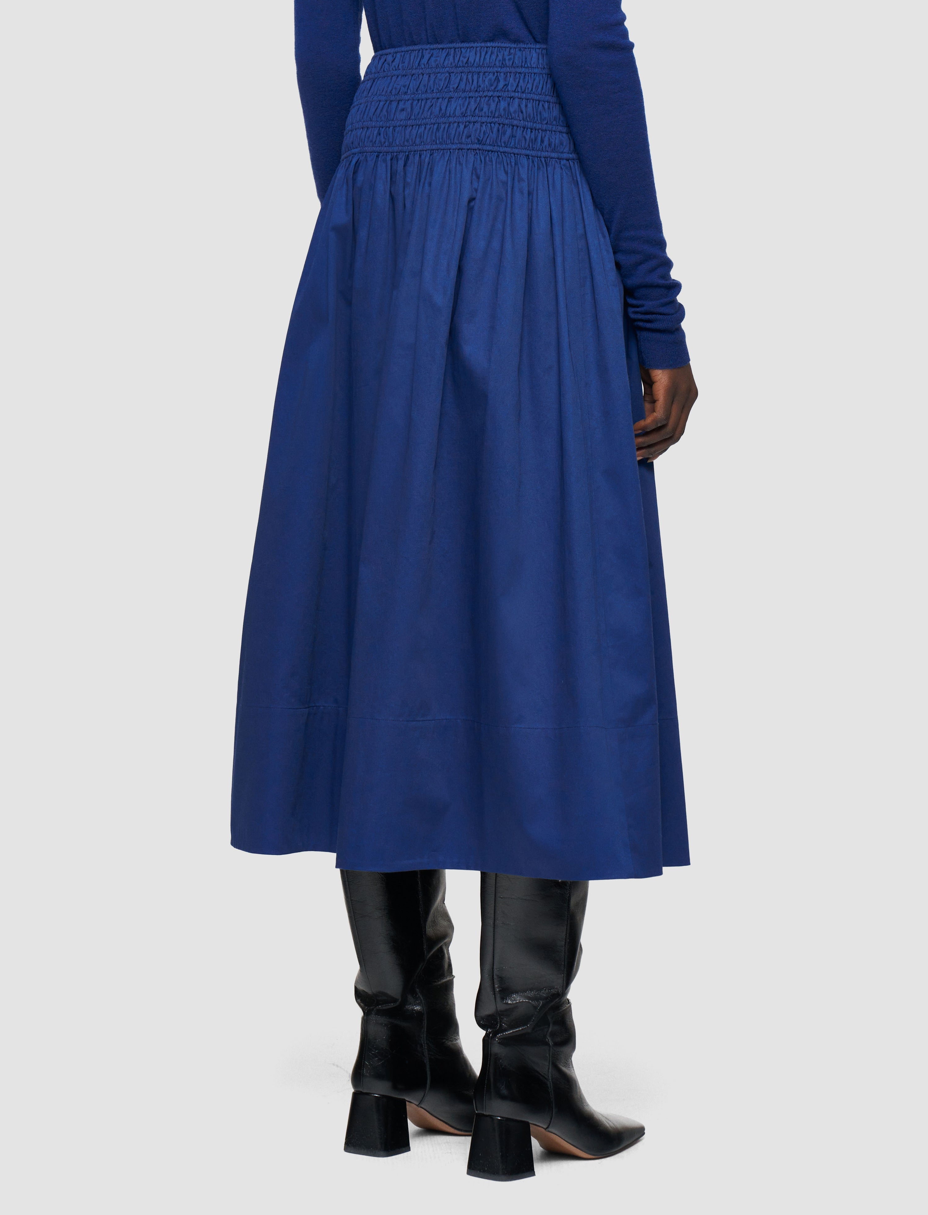 Leonie Cotton Sateen Skirt - 3
