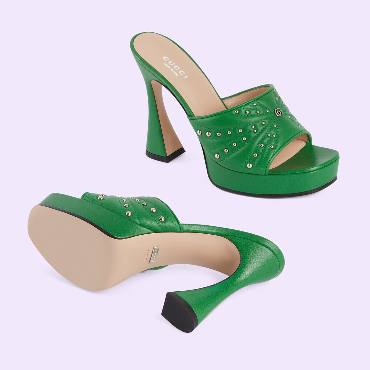 Women's heeled slide sandal - 6