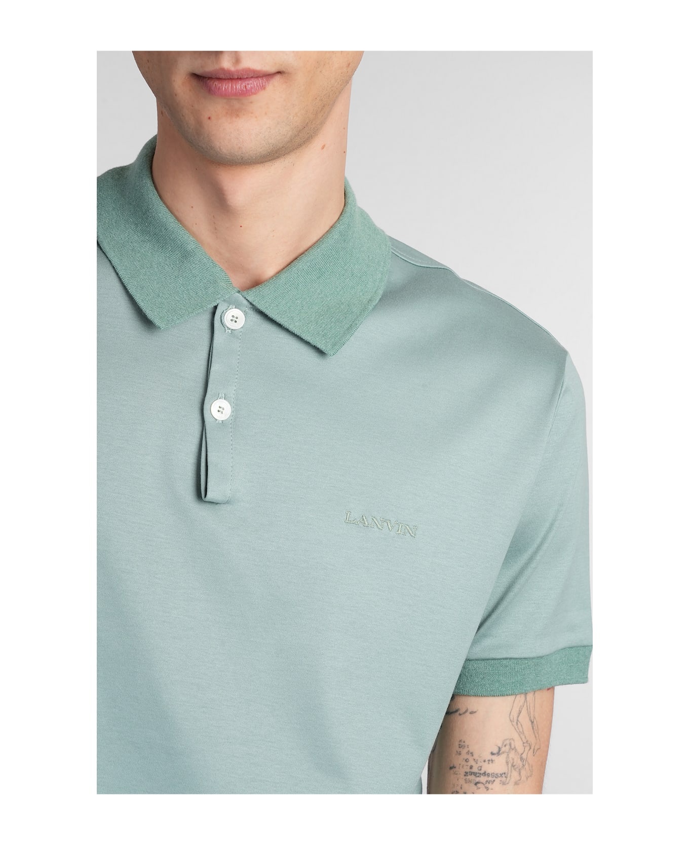 Polo In Green Cotton - 5