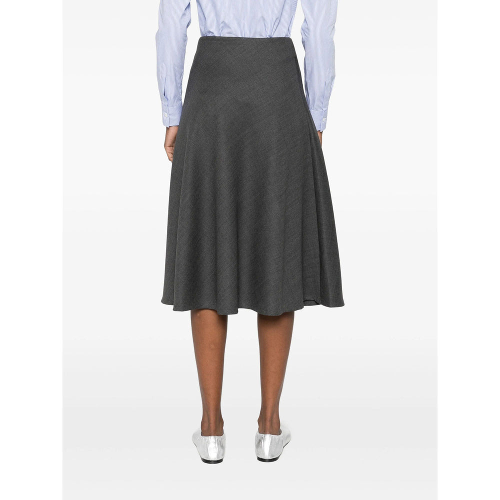 TAGLIATORE - Tagliatore Grey Skirts - A-Line Skirts Women - 5