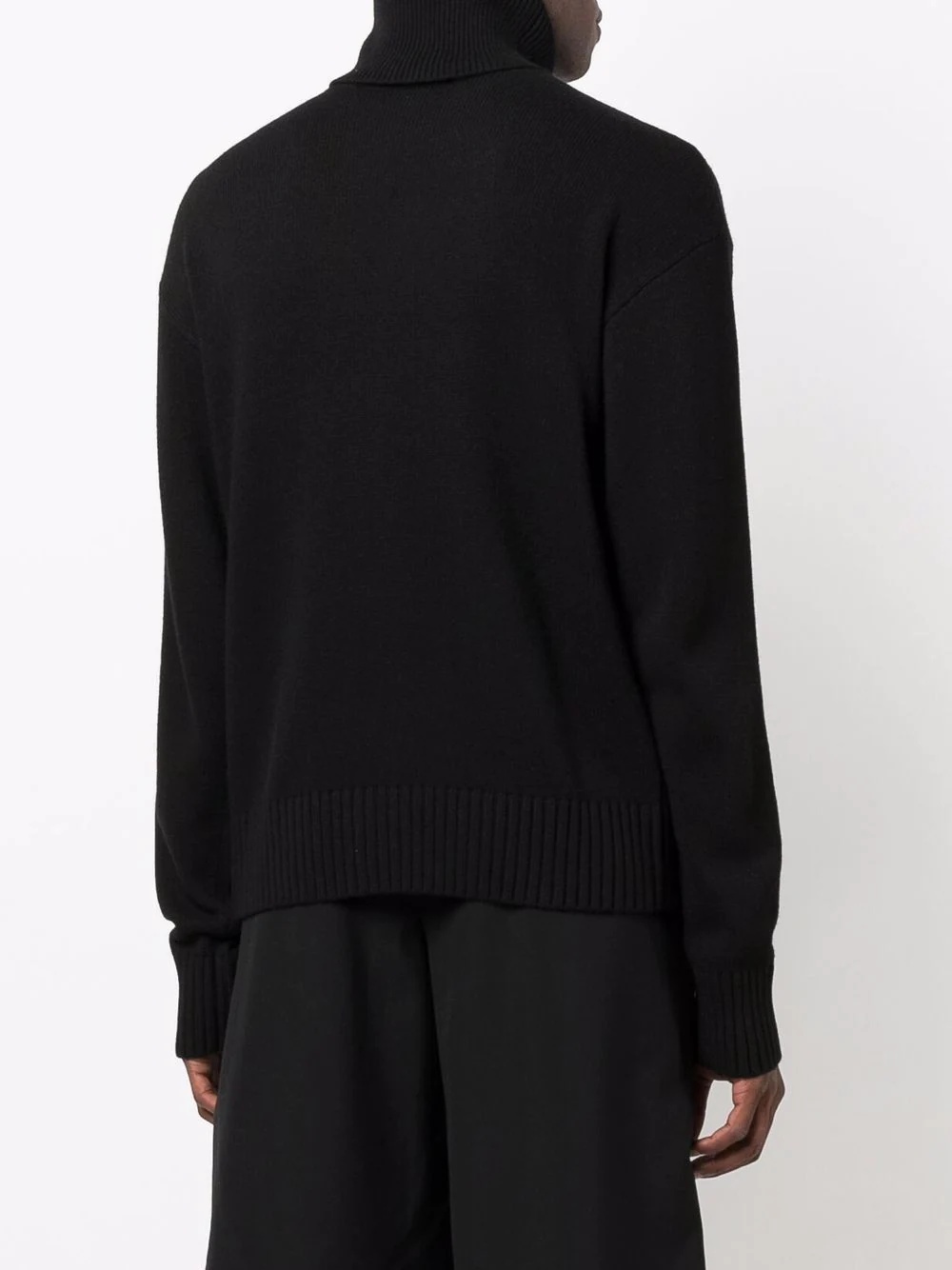 knitted turtleneck jumper - 4