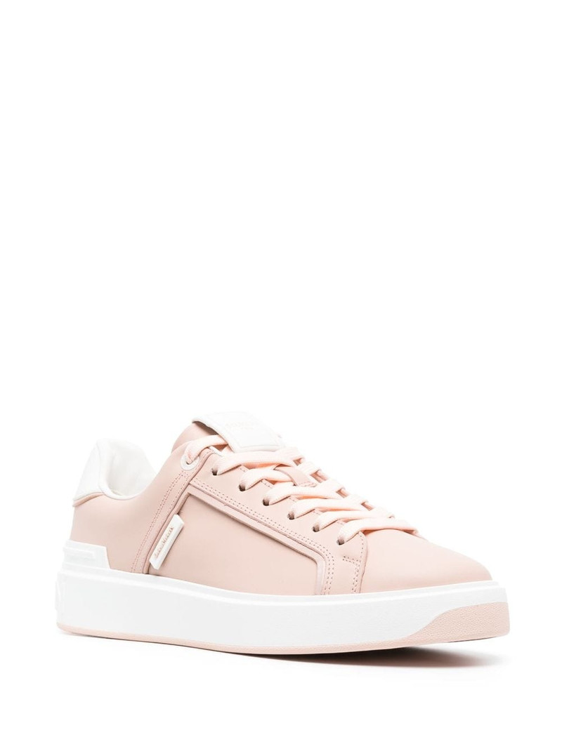 Balmain B-Court leather sneakers outlook