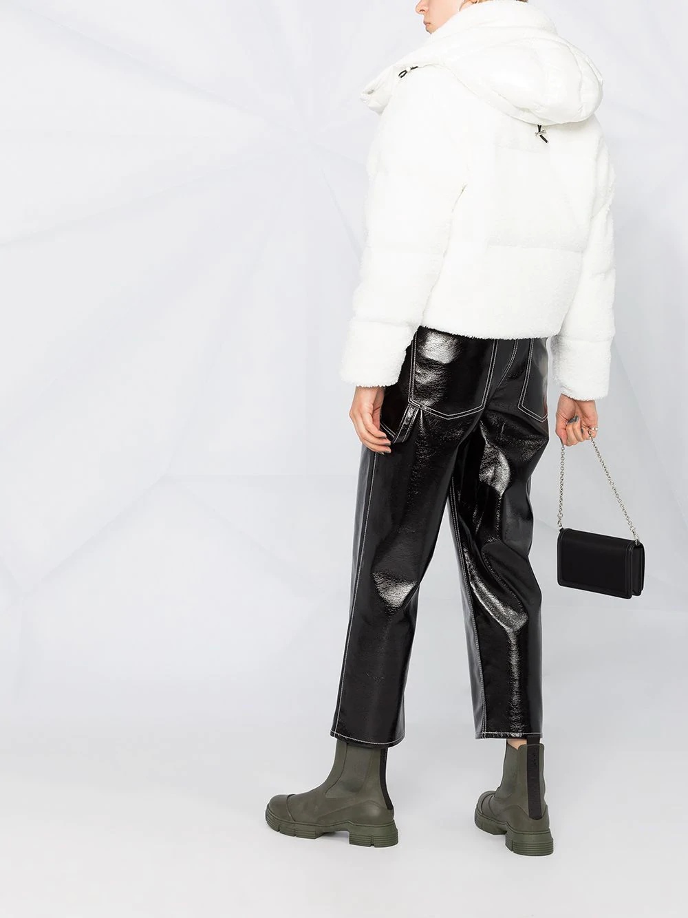 faux-shearling puffer jacket - 6