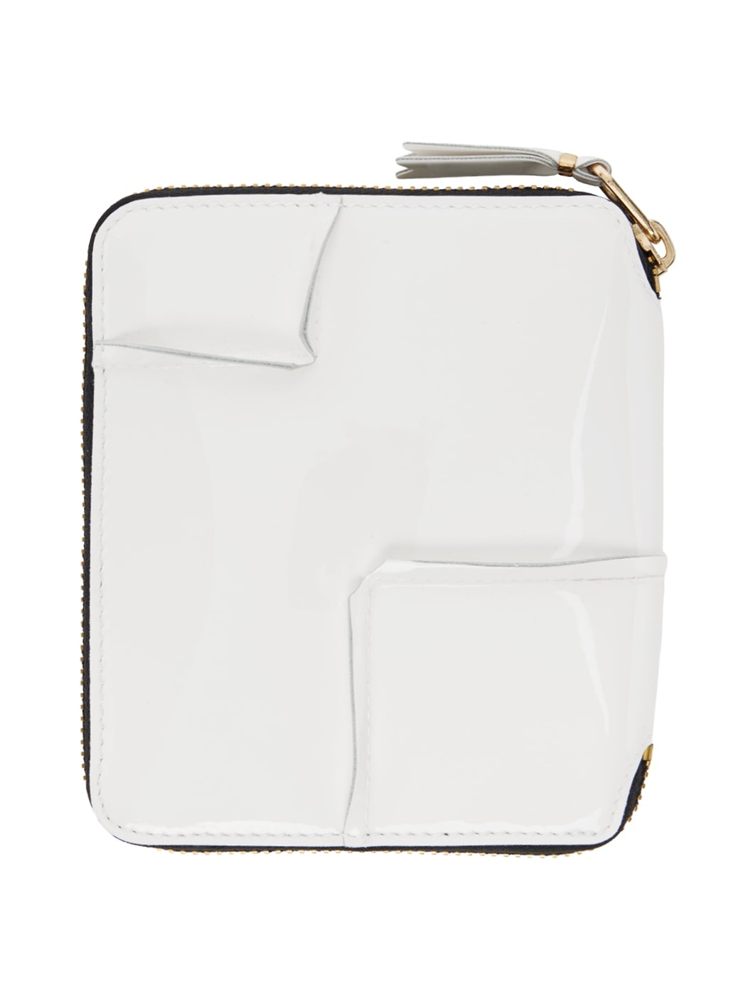 White Reversed Hem Wallet - 2