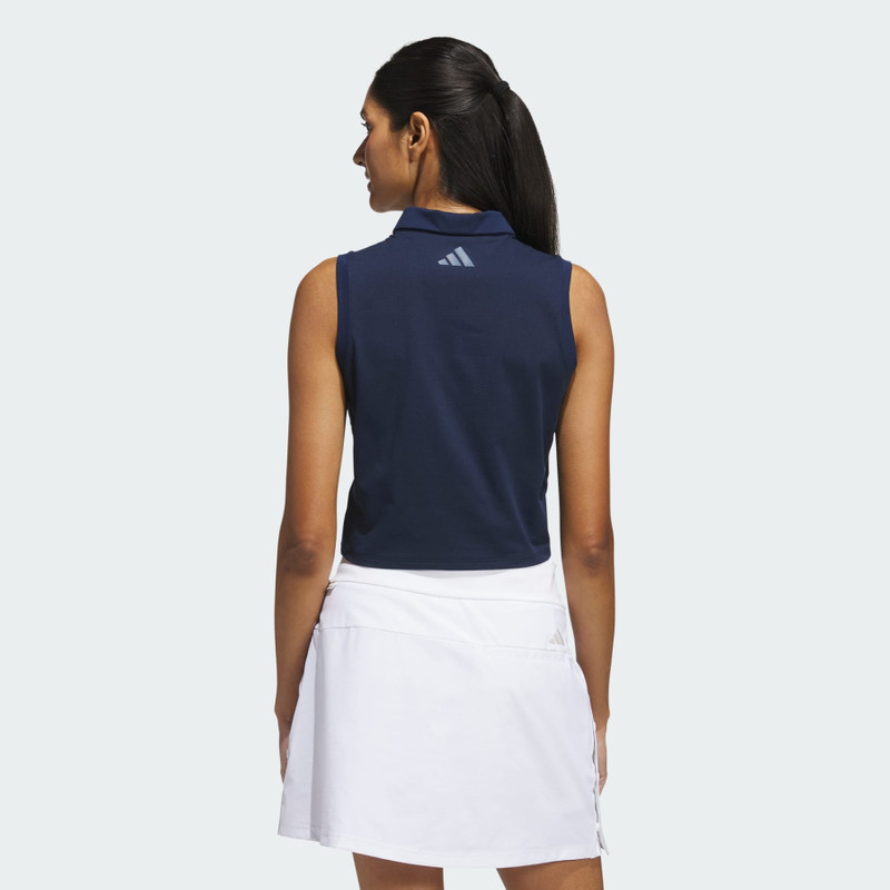 BEYOND CROP TWISTKNIT POLO SHIRT 3