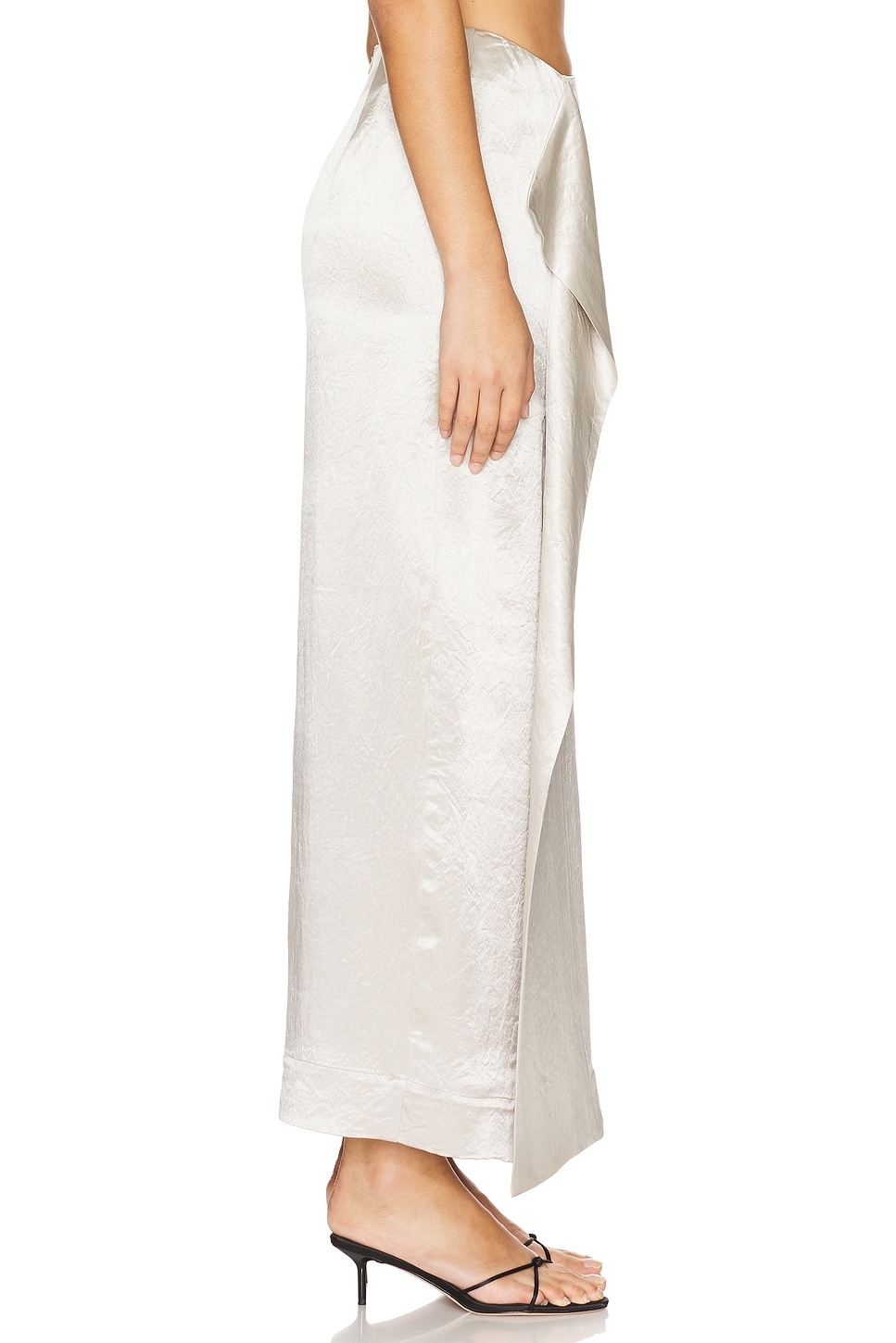 Kobe Wrap Over Maxi Skirt - 4