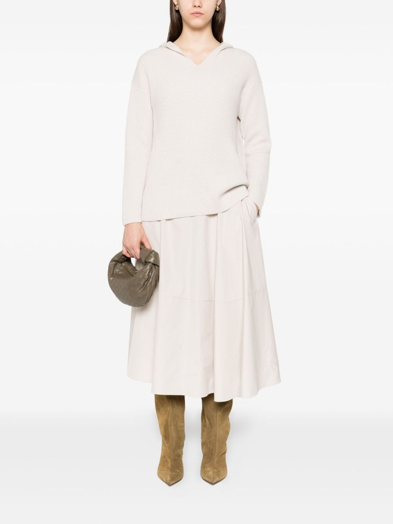 'S Max Mara ribbed hooded jumper outlook