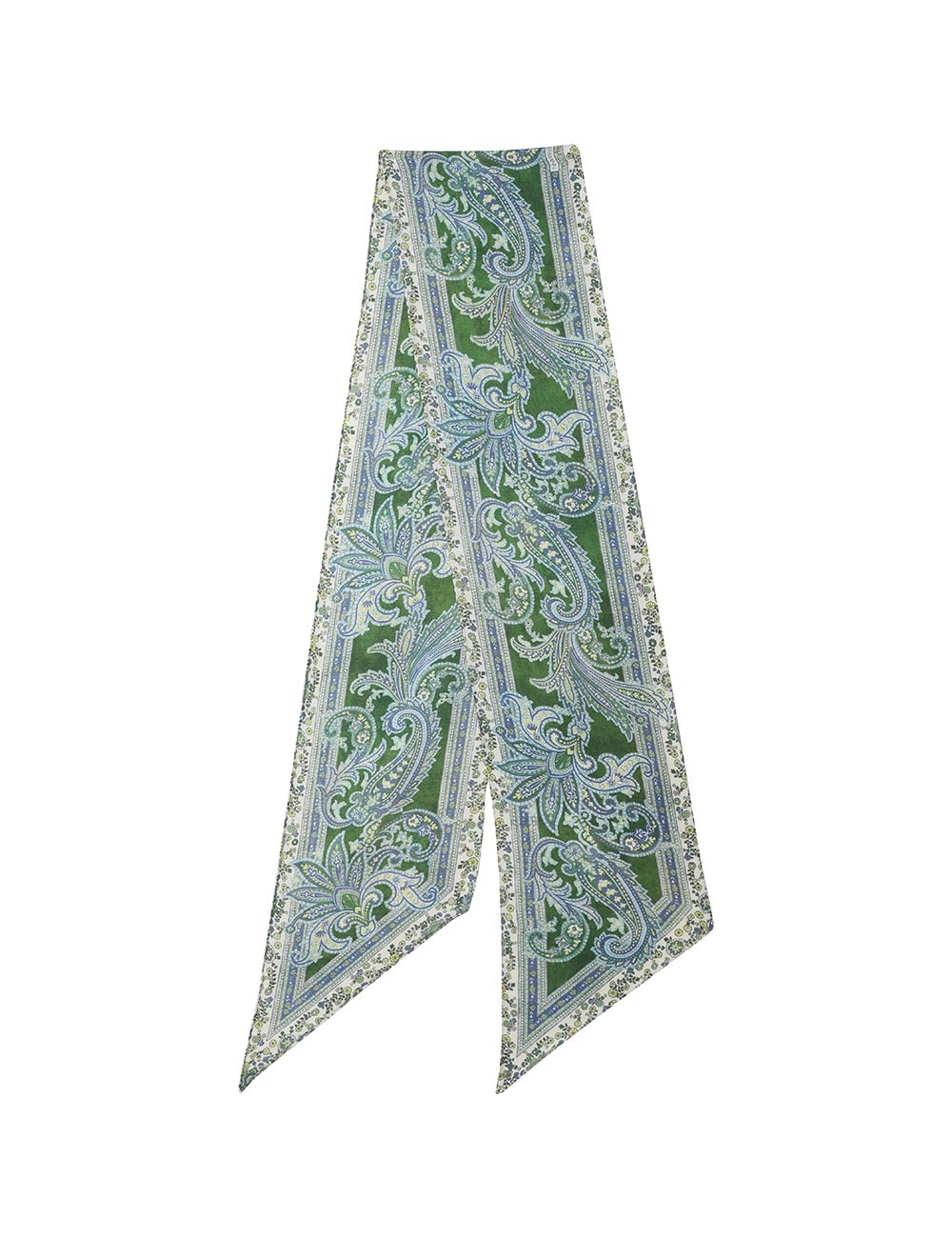 PRINTED SILK NECK SCARF - 3