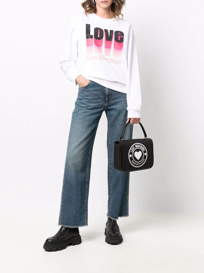 Moschino mid-rise straight-leg jeans outlook