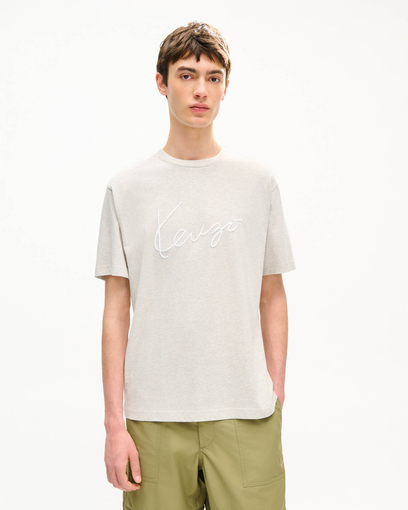 KENZO 'KENZO Signature' embroidered T-shirt in cotton outlook