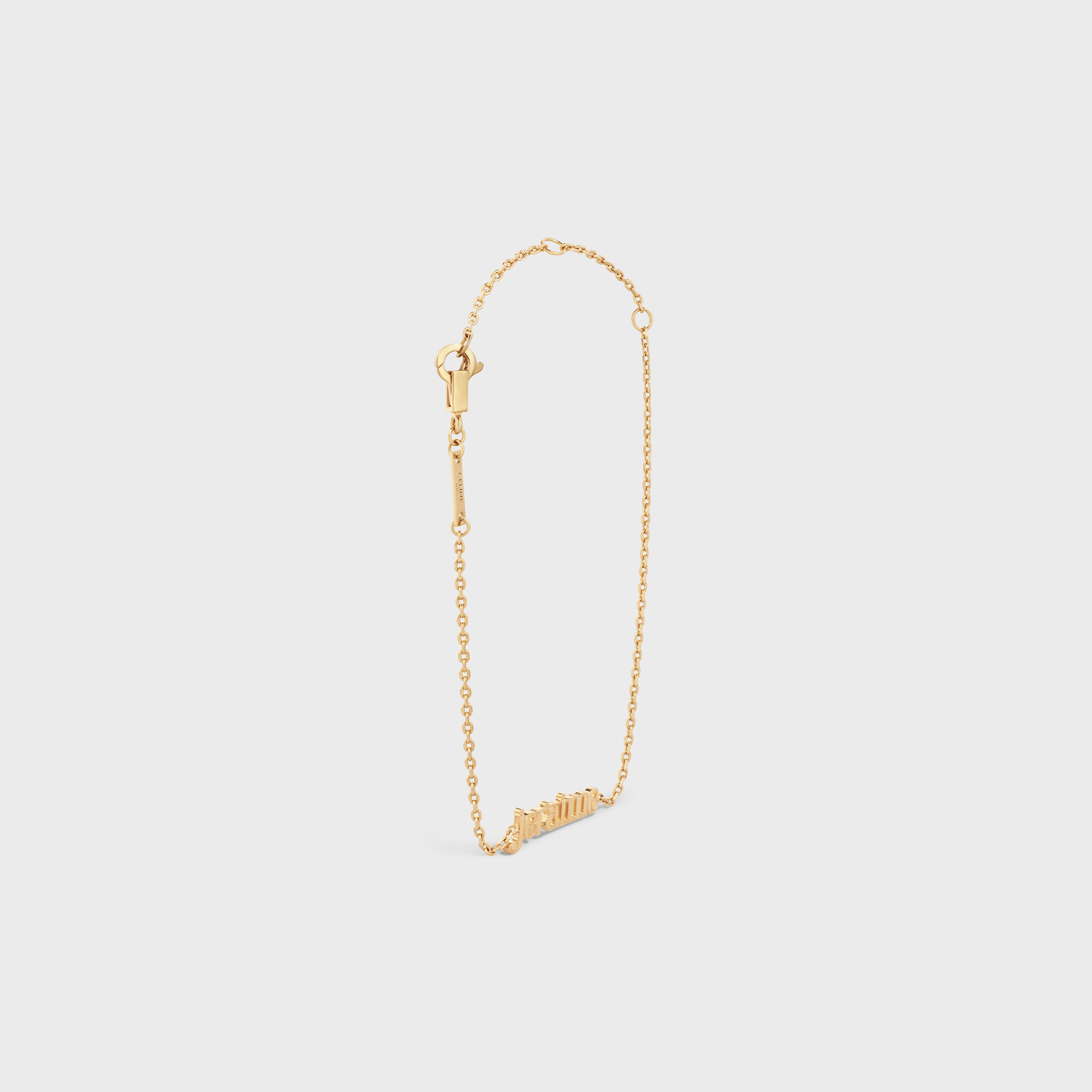 JE T'AIME BRACELET IN BRASS WITH GOLD FINISH - 3