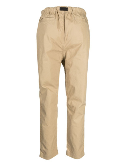 Comme des Garçons Homme belted straight-leg cotton trousers outlook