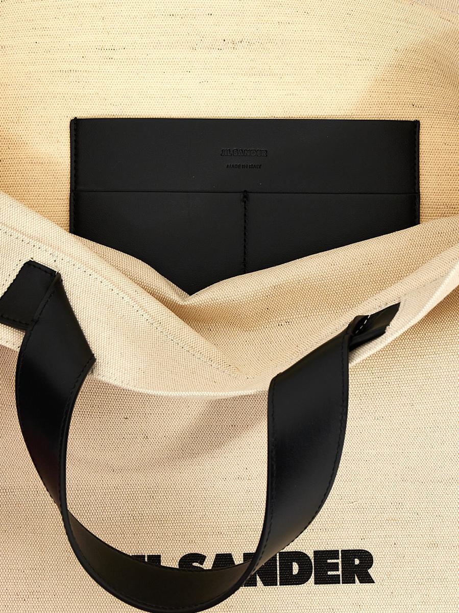 【関税込み】JIL SANDER BORDER BOOK TOTE SQUARE' SHOPPING BAG Jil Sander Jil Sander JIL SANDER 'BORDER BOOK TOTE SQUARE