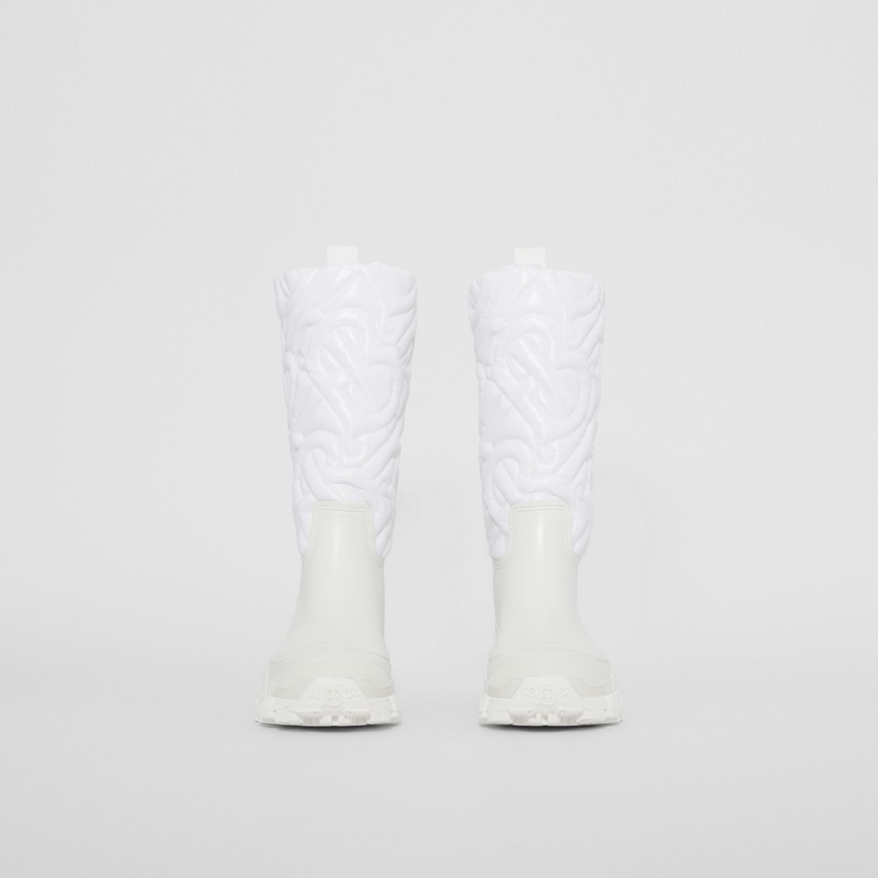 Quilted Monogram Panel Rain Boots - 3