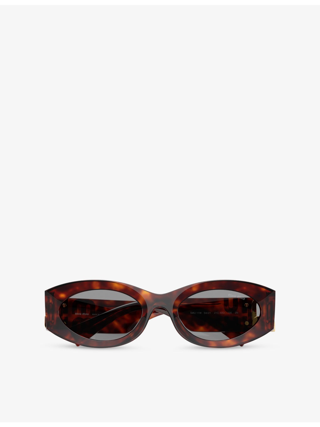 MU 11WS Oval-Frame Acetate Sunglasses - 5