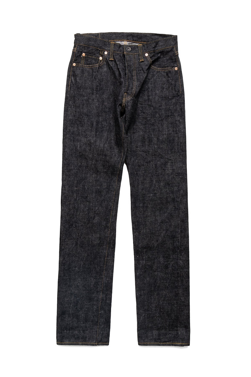 Samurai Jeans S710XX-BK 17oz Black Denim Mid Rise Slim Straight outlook