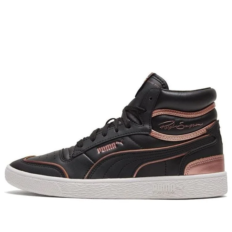 (WMNS) PUMA Ralph Sampson Mid Metal 'Black Rose Gold' 374662-02 - 1