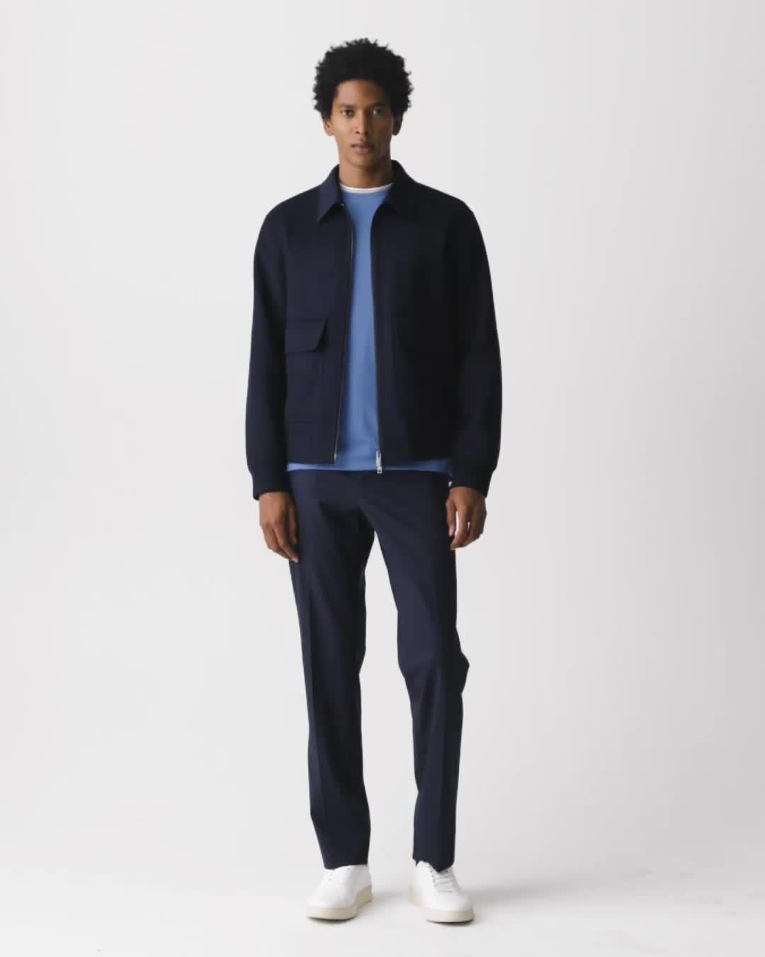 Sean Jacket in Double-Face Wool-Cashmere - 8