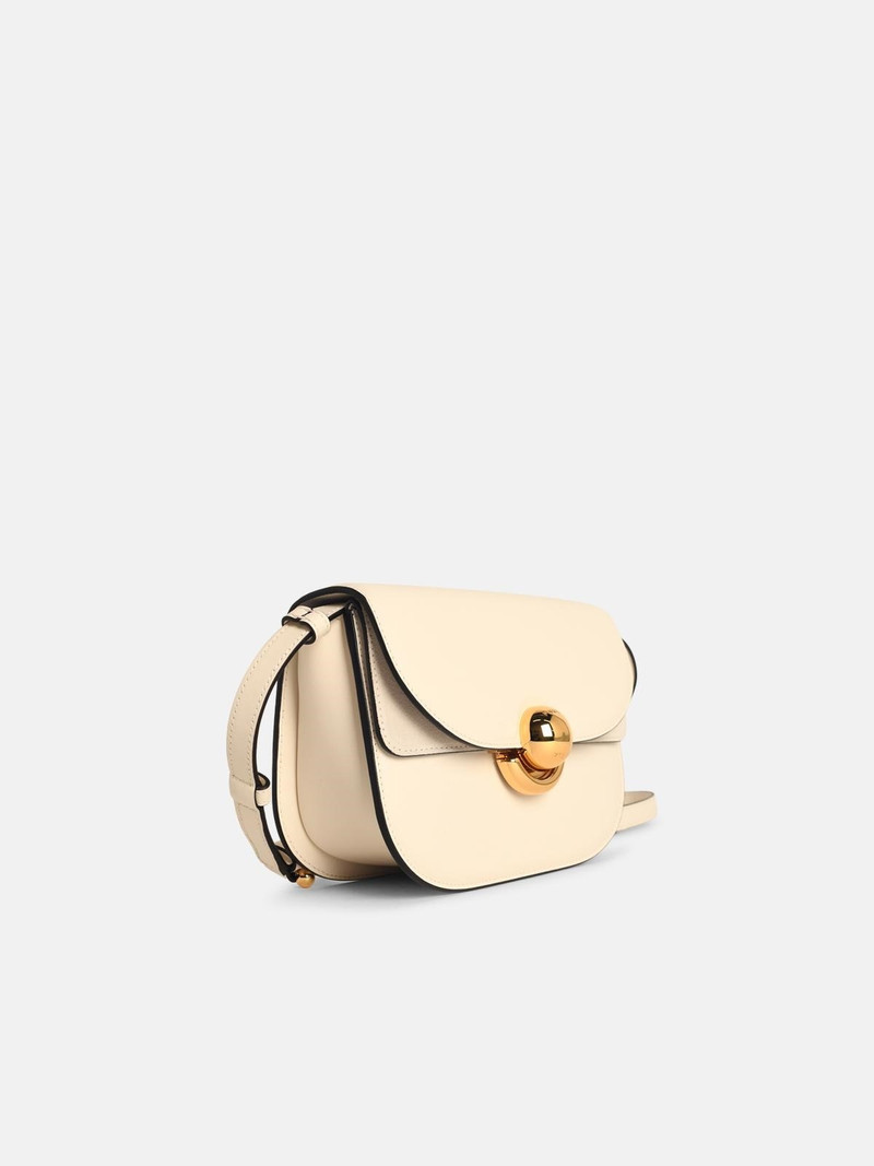 FURLA CREAM LEATHER 'SFERA' MINI CROSSBODY BAG outlook
