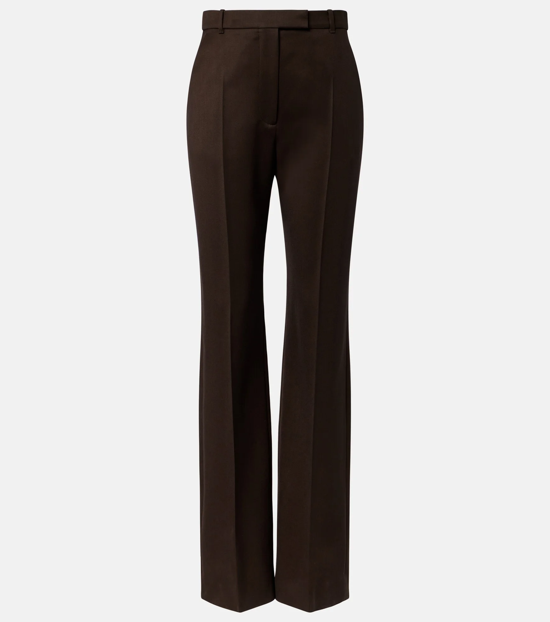 Wool straight pants - 1