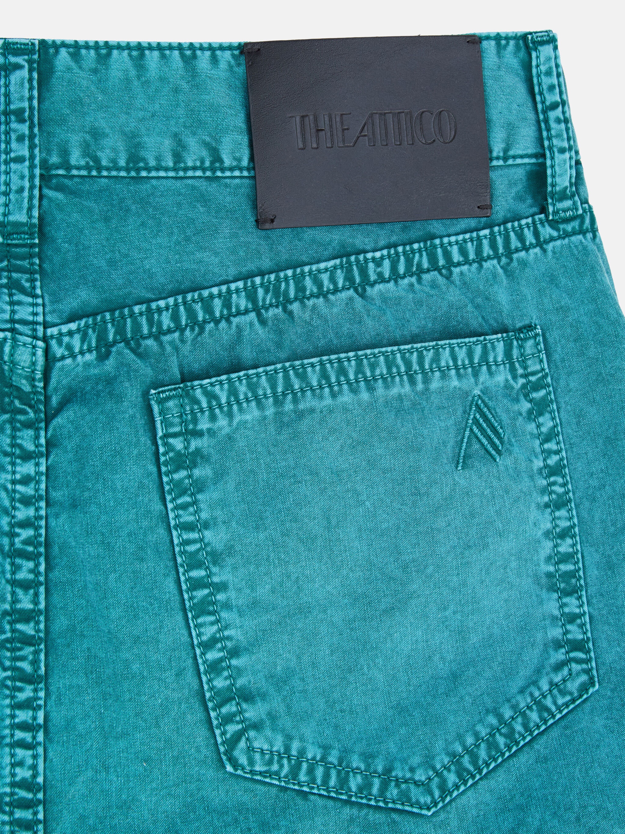 FAY'' GREEN MINI SKIRT - 4