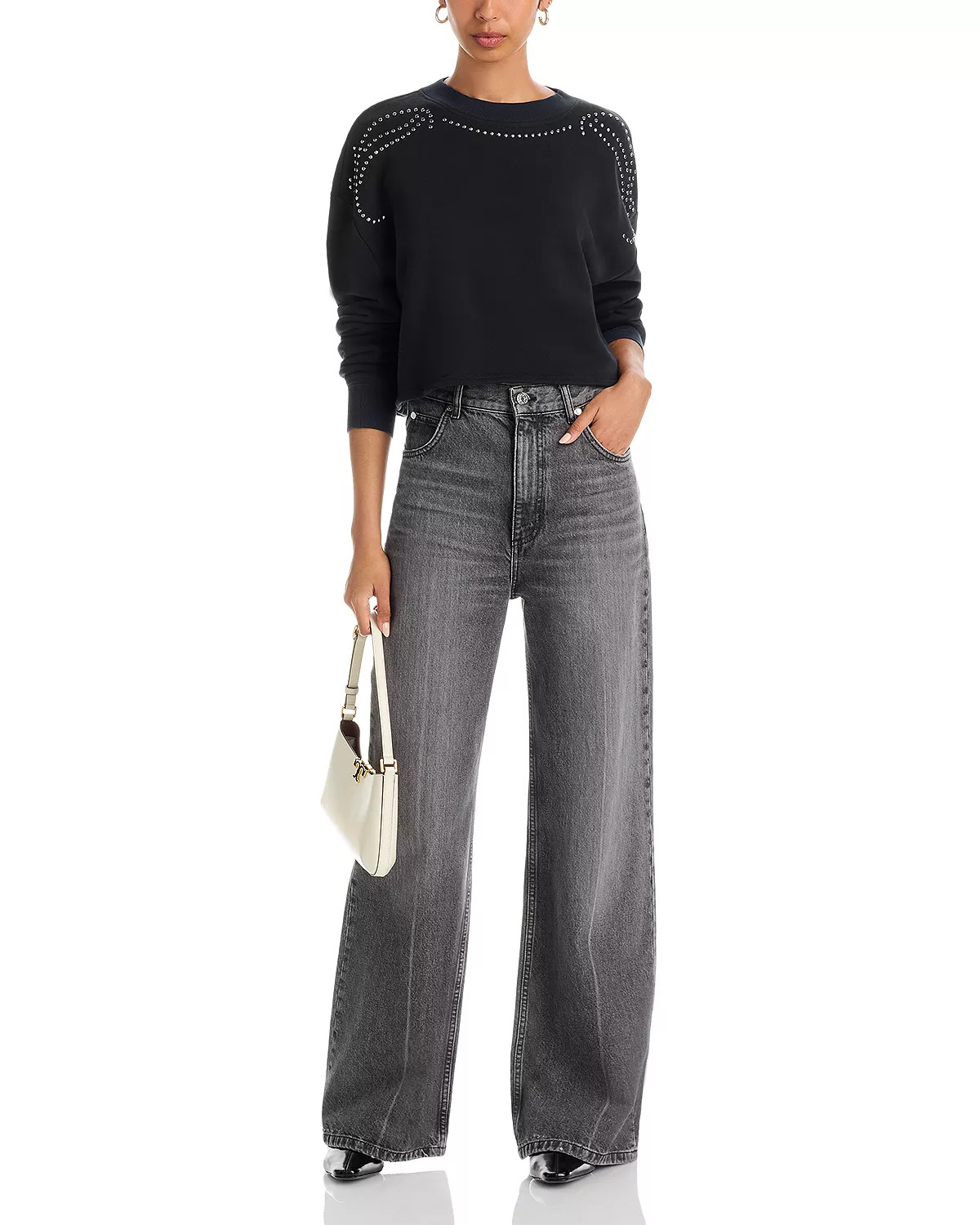 Studded Sweatshirt - 2