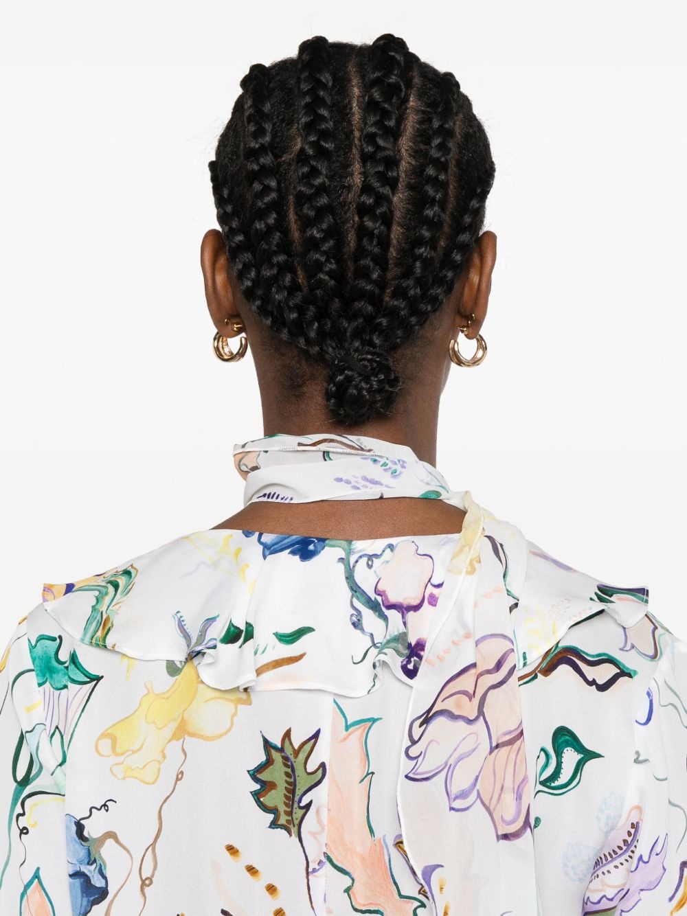 floral-print shirt - 5